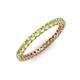 3 - Tiffany 2.00 mm Peridot Eternity Band 