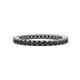 1 - Tiffany 2.00 mm Black Diamond Eternity Band 
