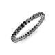 3 - Tiffany 2.00 mm Black Diamond Eternity Band 
