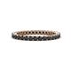 1 - Tiffany 2.00 mm Black Diamond Eternity Band 