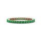 1 - Tiffany 2.00 mm Emerald Eternity Band 