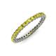 3 - Tiffany 2.00 mm Yellow Diamond Eternity Band 