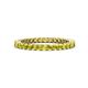 1 - Tiffany 2.00 mm Yellow Diamond Eternity Band 
