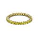 2 - Tiffany 2.00 mm Yellow Diamond Eternity Band 