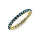 3 - Tiffany 2.00 mm Blue Diamond Eternity Band 