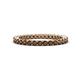 1 - Tiffany 2.00 mm Smoky Quartz Eternity Band 