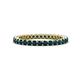 1 - Tiffany 2.00 mm London Blue Topaz Eternity Band 