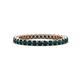 1 - Tiffany 2.00 mm London Blue Topaz Eternity Band 