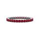 1 - Tiffany 2.00 mm Ruby Eternity Band 