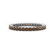 1 - Tiffany 2.00 mm Smoky Quartz Eternity Band 