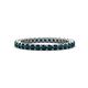 1 - Tiffany 2.00 mm London Blue Topaz Eternity Band 