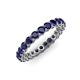 3 - Tiffany 2.80 mm Blue Sapphire Eternity Band 