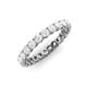 3 - Tiffany 2.80 mm White Sapphire Eternity Band 