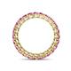 4 - Tiffany 2.80 mm Pink Sapphire Eternity Band 