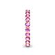 5 - Tiffany 2.80 mm Pink Sapphire Eternity Band 