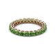 2 - Tiffany 2.80 mm Green Garnet Eternity Band 
