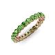 3 - Tiffany 2.80 mm Green Garnet Eternity Band 