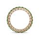 4 - Tiffany 2.80 mm Green Garnet Eternity Band 