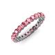 3 - Tiffany 2.80 mm Pink Tourmaline Eternity Band 