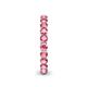 5 - Tiffany 2.80 mm Pink Tourmaline Eternity Band 