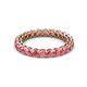 2 - Tiffany 2.80 mm Pink Tourmaline Eternity Band 