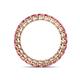 4 - Tiffany 2.80 mm Pink Tourmaline Eternity Band 