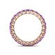 4 - Tiffany 2.80 mm Amethyst Eternity Band 