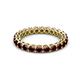 2 - Tiffany 2.80 mm Red Garnet Eternity Band 