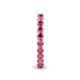 5 - Tiffany 2.80 mm Rhodolite Garnet Eternity Band 