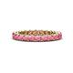 1 - Tiffany 2.80 mm Rhodolite Garnet Eternity Band 