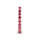 5 - Tiffany 2.80 mm Rhodolite Garnet Eternity Band 
