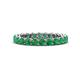 1 - Tiffany 2.80 mm Emerald Eternity Band 