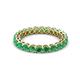 2 - Tiffany 2.80 mm Emerald Eternity Band 