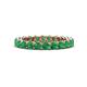 1 - Tiffany 2.80 mm Emerald Eternity Band 