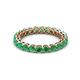 2 - Tiffany 2.80 mm Emerald Eternity Band 