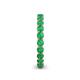 5 - Tiffany 2.80 mm Emerald Eternity Band 