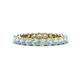 1 - Tiffany 2.80 mm Aquamarine Eternity Band 