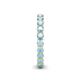 5 - Tiffany 2.80 mm Aquamarine Eternity Band 