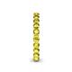 5 - Tiffany 2.80 mm Yellow Diamond Eternity Band 