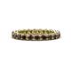 1 - Tiffany 2.80 mm Smoky Quartz Eternity Band 
