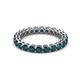 2 - Tiffany 2.80 mm London Blue Topaz Eternity Band 