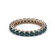 2 - Tiffany 2.80 mm London Blue Topaz Eternity Band 