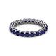 2 - Tiffany 2.80 mm Blue Sapphire Eternity Band 