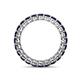 4 - Tiffany 2.80 mm Blue Sapphire Eternity Band 