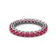 2 - Tiffany 2.80 mm Ruby Eternity Band 
