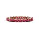 1 - Tiffany 2.80 mm Ruby Eternity Band 
