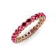 3 - Tiffany 2.80 mm Ruby Eternity Band 