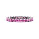 1 - Tiffany 2.80 mm Pink Sapphire Eternity Band 