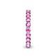 5 - Tiffany 2.80 mm Pink Sapphire Eternity Band 