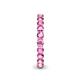 5 - Tiffany 2.80 mm Pink Sapphire Eternity Band 